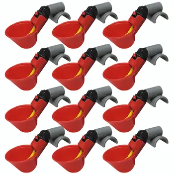 

10pcs/15pcs Automatic Chicken water Drinking cups Chicken Drinker Supplies with 1/2'' Buckle 2019 New arrival Drinking Fountain