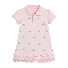 Платья для девочек Little maven с радужным отложным воротником, детская одежда, летний детский костюм принцессы, платья, новинка 2121, платье для девочек Платья для девочек Little maven с радужным отложным воротником, детская одежда, летний детский костюм принцессы, платья, новинка 2121, платье для девочек