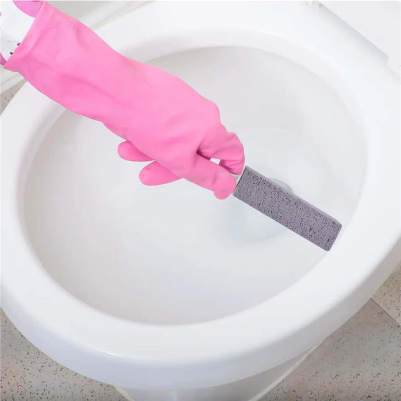 Portable Pumice Stone Water Toilet Bowl Cleaner Brush Wand Tile Sinks Bathtubs Toilet Kitchen Bathroom Cleaning Tool Gap Cleaner