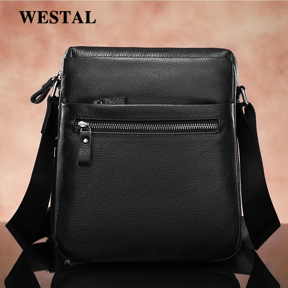 

Head layer cowhide man single shoulder slant sports leisure leather vertical