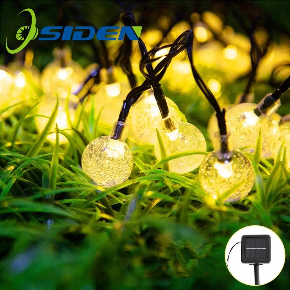

Led String Light Solar 20/50 LEDS Crystal ball 5M/7M LED String Fairy Lights Solar Garlands Garden Christmas Decor For Outdoor