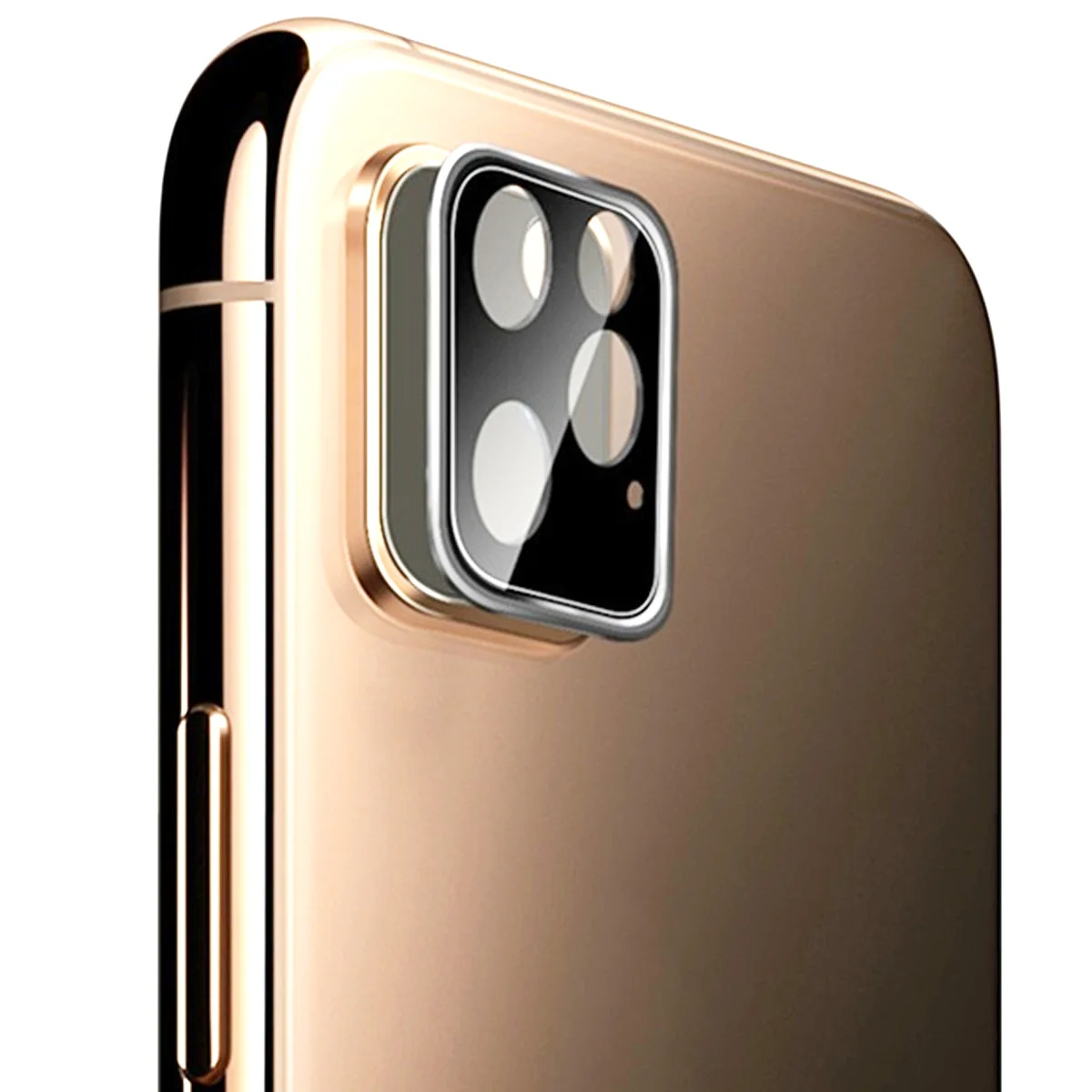 Silver for 11 pro ma Крышка камеры для iphone 11/11Pro/11Pro Max задняя камера объектив 3D полное покрытие защита закаленное стекло 3 цвета - Цвет: Silver for 11 pro ma