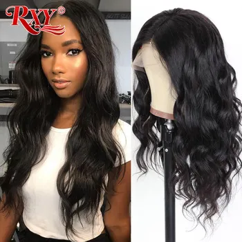 

RXY Body Wave Lace Front Wig Glueless Lace Front Human Hair Wigs For Women 13x4 Peruvian Wig Huma Hair Pre Plucked Remy Hair