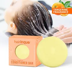 Tangerine кондиционер бар ручной работы мыло для волос Витамин С увлажняющий, Питательный кондиционер для волос мыло