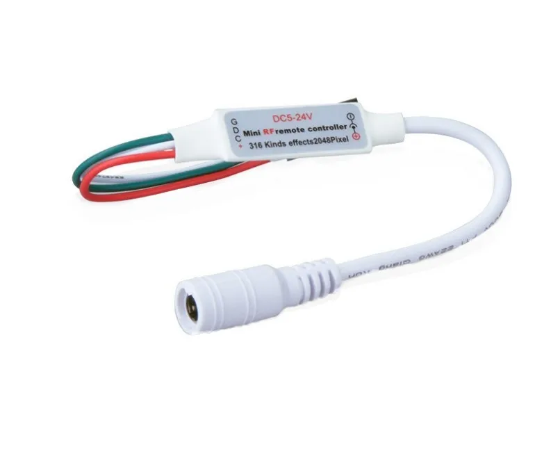 WS2811 и WS2812B DC5-12V 14 клавиш Беспроводной RF светодиодный rgb контроллер 300 видов изменений цифровой цветной светодиодный светильник