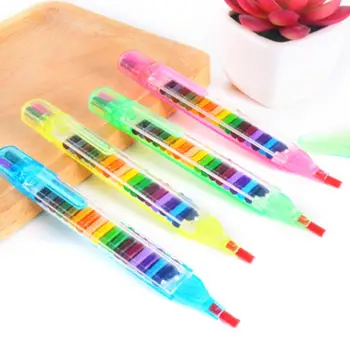 

1 Set Colorful 20 Colors Oil Paint Pen Cratons Stacker Crayons Painting For Children Pastel Art Kids Pencils Drawing Pen Gi Q5O2