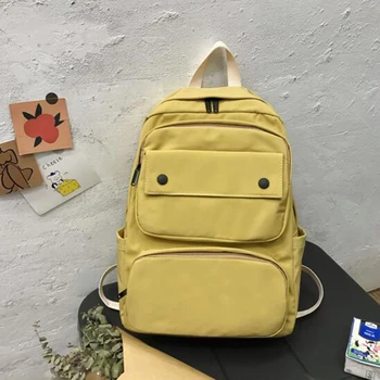 

Women Schoobag Simple Campus Backpack Laptop Bag Ladies Shoulder Bag School Backpack Travel Bag Mochila