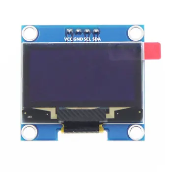

1PCS 4PIN 1.3" OLED module white/blue color 128X64 1.3 inch OLED LCD LED Display Module 1.3" IIC I2C Communicate