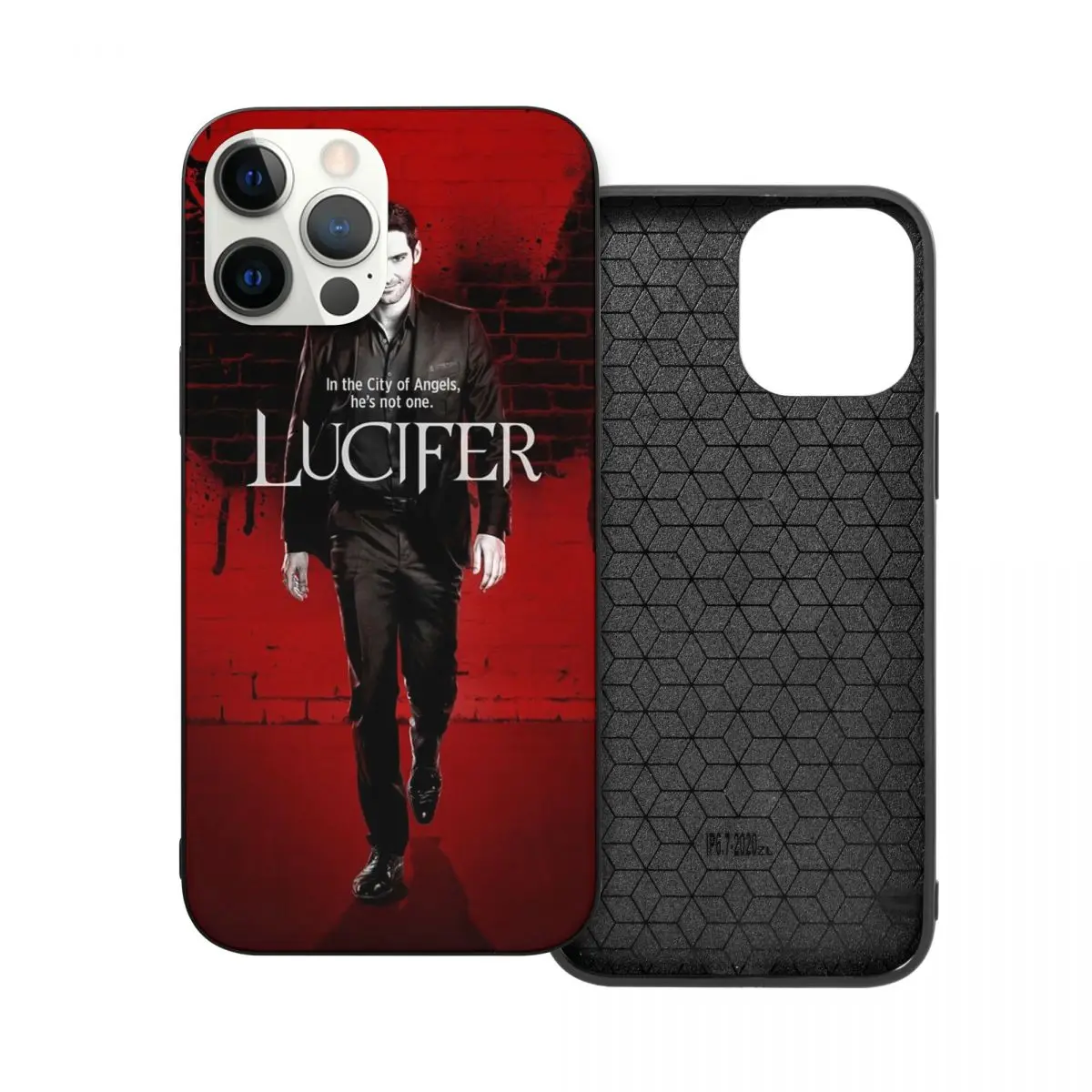 Lucifer PC Glass TPU Phone Case for iPhone 13 12 11 Xs Xr X Pro Max Mini 7 8 Se2 Plus 6 6S | Мобильные телефоны и