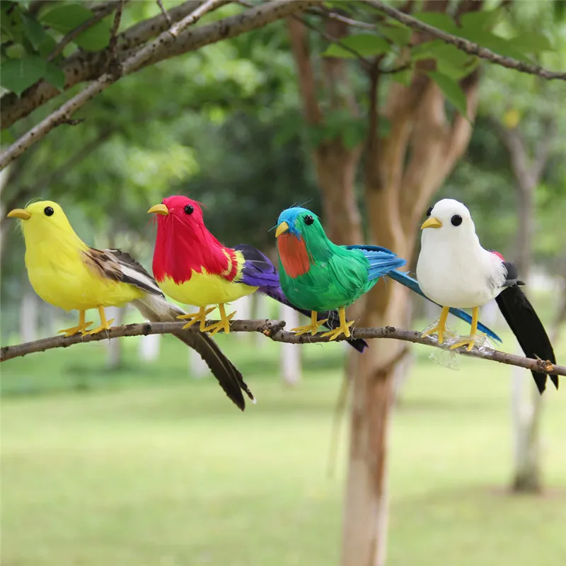Искусственное перо птица поддельные птицы искусственный перо пенопласт Doves Свадебный декор место орнамент A1