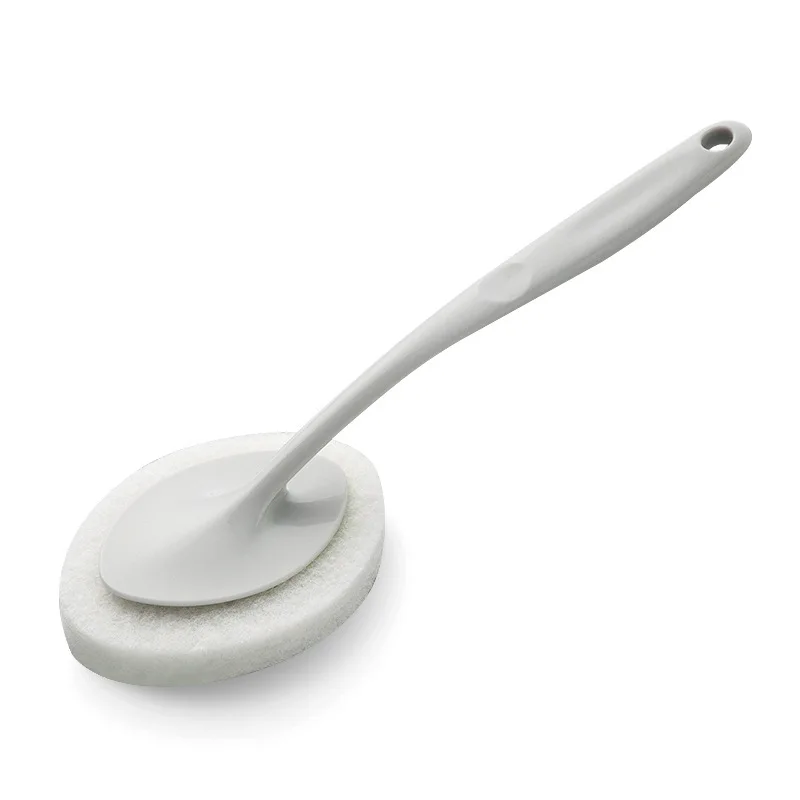 Практичная Сменная Губка Чистящая Щетка для ванной керамическая плитка кухонный горшок для очистки от накипи домашняя щетка для чистки инструменты аксессуары - Цвет: 1