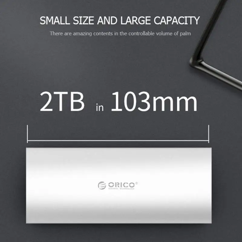 Чехол ORICO m2 SSD USB 3,1 type-C для внешнего жесткого диска SATA Корпус type C M.2 B чехол с твердотельным диском m.2 SSD Box