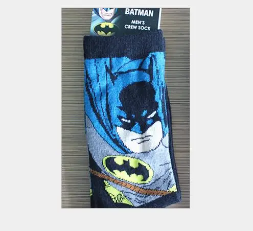 Avengers Marvel cartoon socks Batman superman Joker cosplay Fashion sock novelty Funny Casual men sock Spring Summer socks Hot