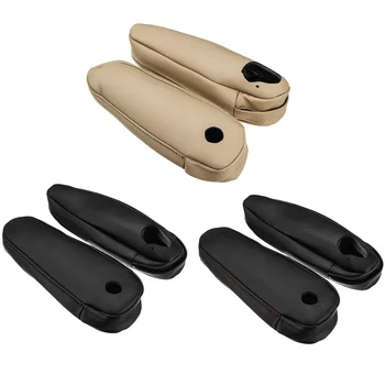 

New 2Pcs PU Leather Seat Armrest Cover Skin For Lexus RX 300 330 350 2003 2004 2005 2006 2007 2008 2009 Beige/Black-B/Black-R