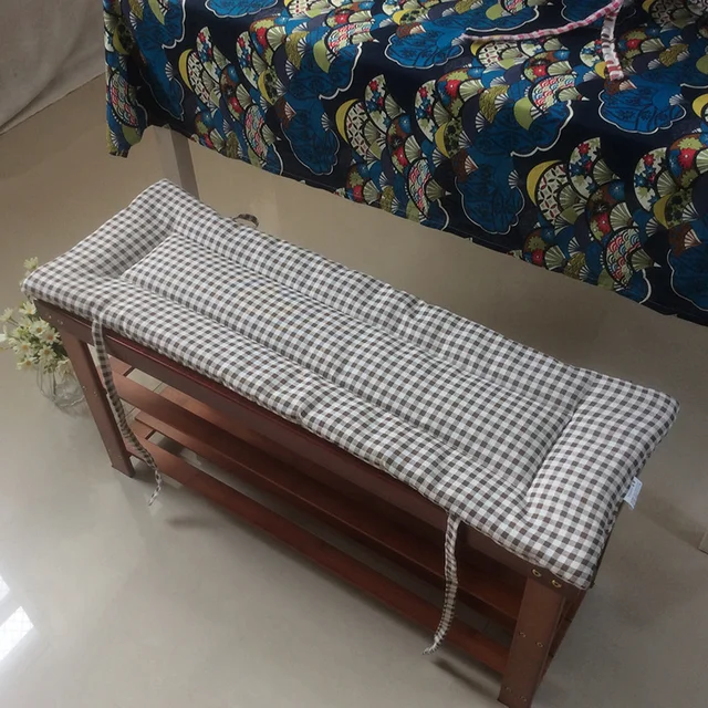 Garden Bench Cushion With Fixed Straps, 2 Or 3-seater Recliner Cushion Indoor And Outdoor, 2 Cm Thick And Washable whole Wash 2cm