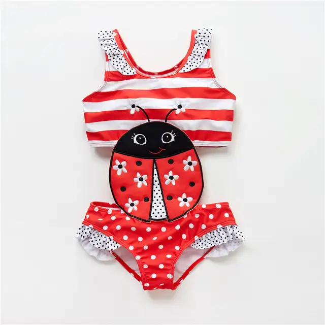 baby girl sun protection swimsuit