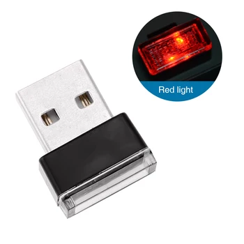

7 Colors Best Mini Usb Led Light Car Ambient Rgb Lamp 0-5W 5V DC Interface Plug And PlaySuitable For Cars Interior Decoration