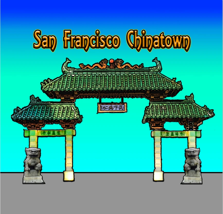 10x10FT San Francisco Chinatown плоские ворота стены пользовательский фон фотостудия Виниловый фон 300 см x 300 см