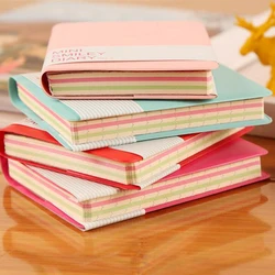 Mini carnet de notes sourire charmant, 100 feuilles, Agenda quotidien, Agenda, organisateur, livre de poche, Kawaii, papeterie, fournitures scolaires et de bureau 