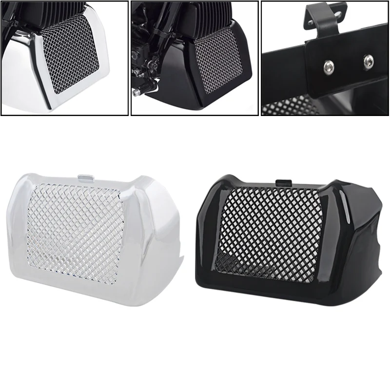 

Motorcycle Accessory Oil Cooler Cover Kit For Harley Touring Road King Electra Street Glide Trike Freewheeler FLHT FLTR FLHX New