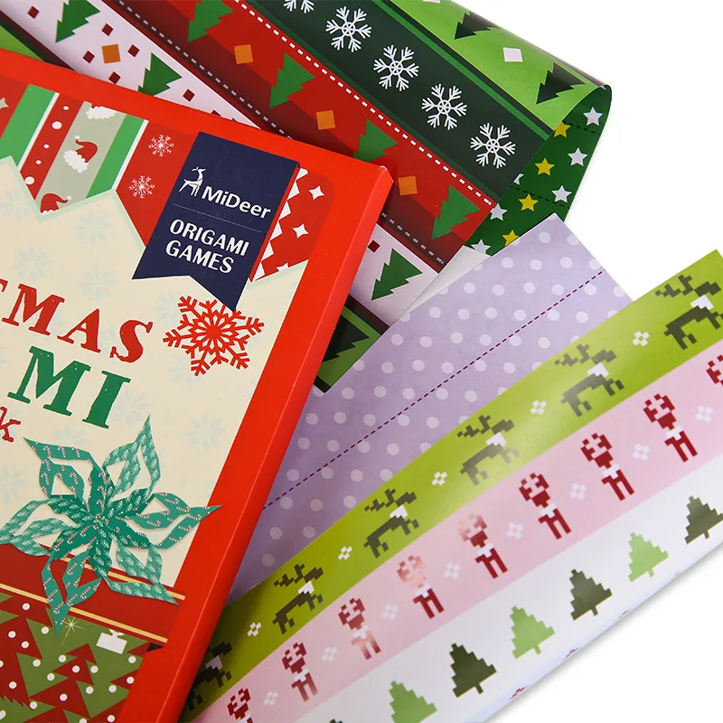 MiDeer Детский Рождественский Бумажный детский основной бумажный вырезан> 3 года бумажный набор поделок рождественские украшения