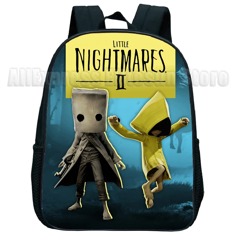 Little Nightmares 2 Backpack Kids Kindergarten School Bag Toddler Waterproof Daily Knapsack Children's Cartoon Mini Rucksack 2