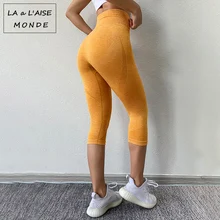 Летние тонкие спортивные колготки быстросохнущие женские эластичные штаны для йоги и фитнеса, высокая талия и бедра