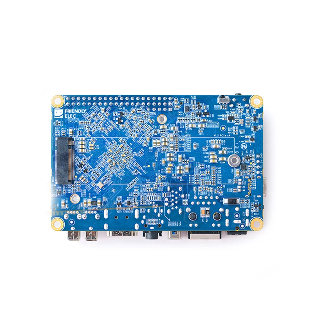NanoPC T4 Rockchip RK3399 Soc 4 Гб RAM 16 ГБ eMMC двухдиапазонный wifi Полный стандарт M.2 PCIe NVME