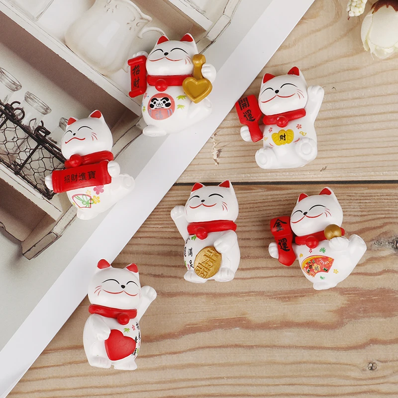 Lucky Cat керамические Мультяшные украшения сказочные миниатюры мини-украшения сада