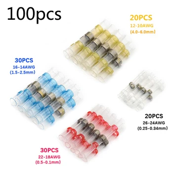 

Heat Shrink Wire Connector Terminals Waterproof Insulated Sealing Welding