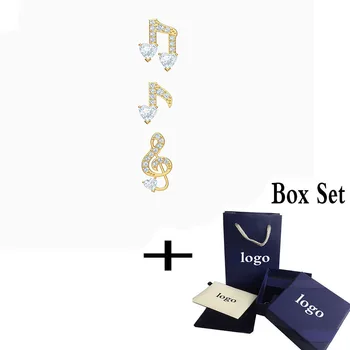 

SWA new musical note jewelry set,elegant and gorgeous design,can add embellishment to fashionable and intellectual evening wear