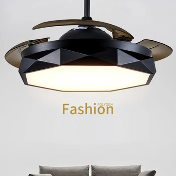 

Modern Ceiling Fans Light Invisible Ceiling Fan with Remote Control 36inch 42 inch Dimmable Inlcuded 220V 110V
