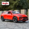 Maisto 1:24 Lamborghini Urus Red SUV Car Static Die Cast Vehicles Collectible Model Car Toys 1