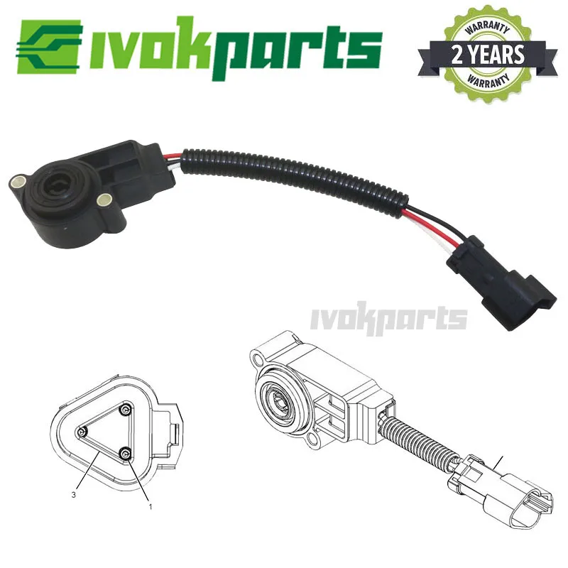 3Pin Heavy Duty TPS Throttle Position Sensor GP For CAT CATERPILLAR C7