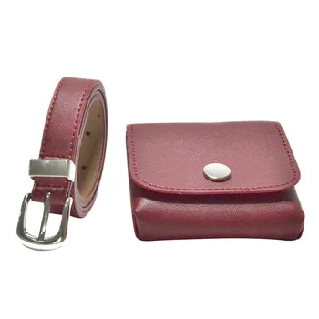 

Fashion Lady Belt Bag Solid Color 2pc Solid Color Belt Bag Leather Fashion Belt Shoulder Bag Carteras Mujer De Hombro Y Bolso#JY