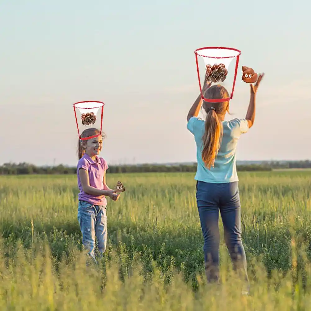 Outdoor Headband Hoop Balls Poops Toy Security Catching Basketball Parent-child Game kids Education basketball shooting toys ZXH Outdoor Headband Hoop Balls Poops Toy Security Catching Basketball Parent-child Game kids Education basketball shooting toys ZXH
