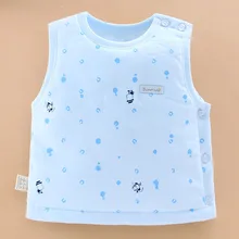 Joy Bear/Детский жилет; сезон осень-зима; толстый теплый хлопковый жилет для малышей; жилет на пуговицах с подкладкой на плече