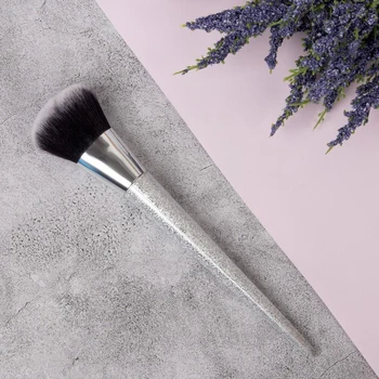 

Make-up brush "SHINE", 19.1 cm, case, silver