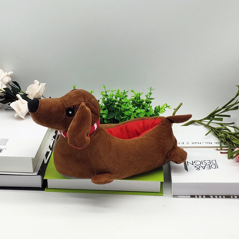 Fluffy Special Cute Slippers Funny Shoes Men Women Winter Slippers Home House Children Indoor Dog
