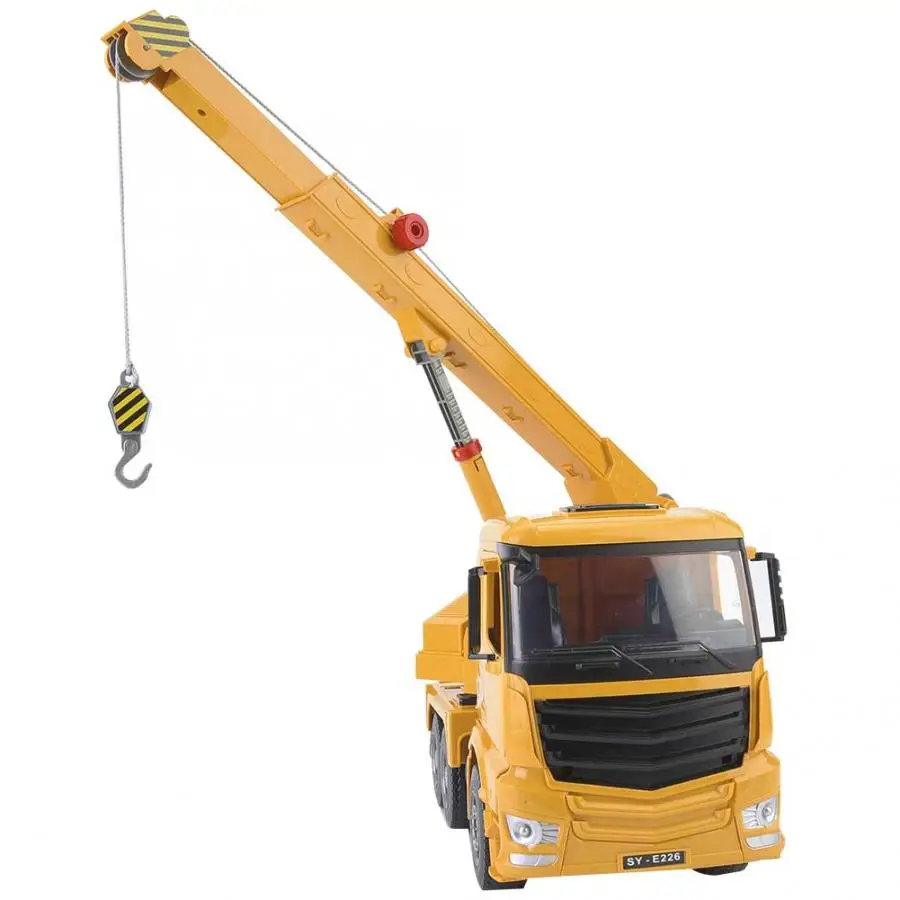 

Hot E226-02 1/20 Manual Crane Model Engineering Car Truck for Kids Children Vehicle Toy Gift Toys