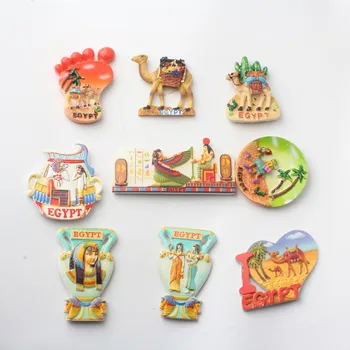 

Machine Printing 3D Fridge Magnets for EGYPT Travel Souvenir Refrigerator Magnetic Sticker Craft Home Decor