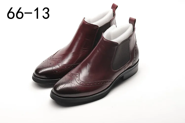 

Processing Full-grain Leather Martin Boots Fashion High Shoes