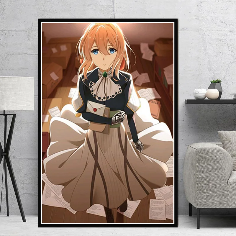 Canvas Wall Art Pictures | Painting Calligraphy - Oil Painting Hot Anime  Girl Poster - Aliexpress