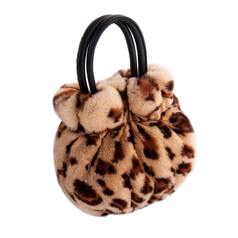 Новинка 2020 Женская японская и южнокорейская сетчатая красная меховая сумка 100%