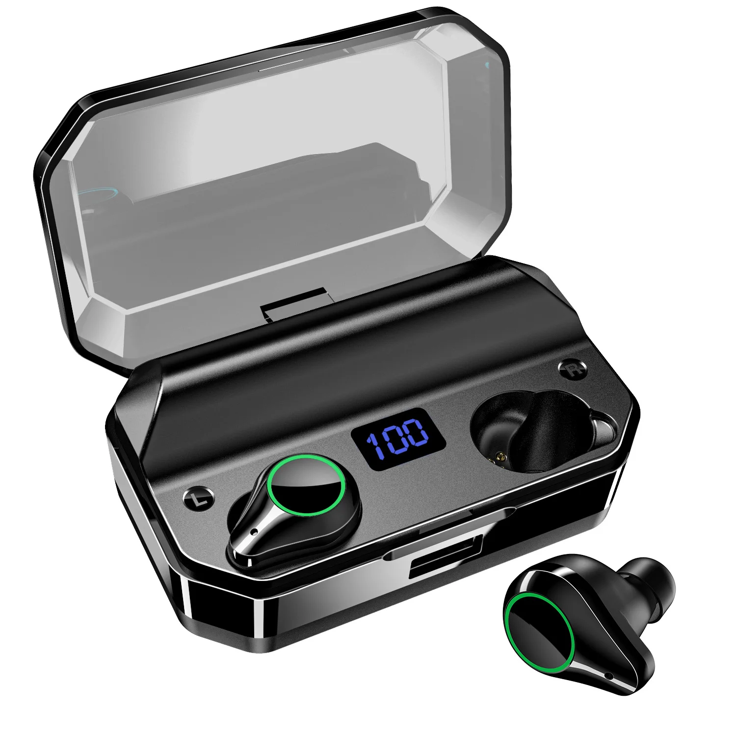 T9 Bluetooth наушники TWS настоящие беспроводные стерео наушники светодиодный цифровой дисплей с зарядным устройством 7000 мАч