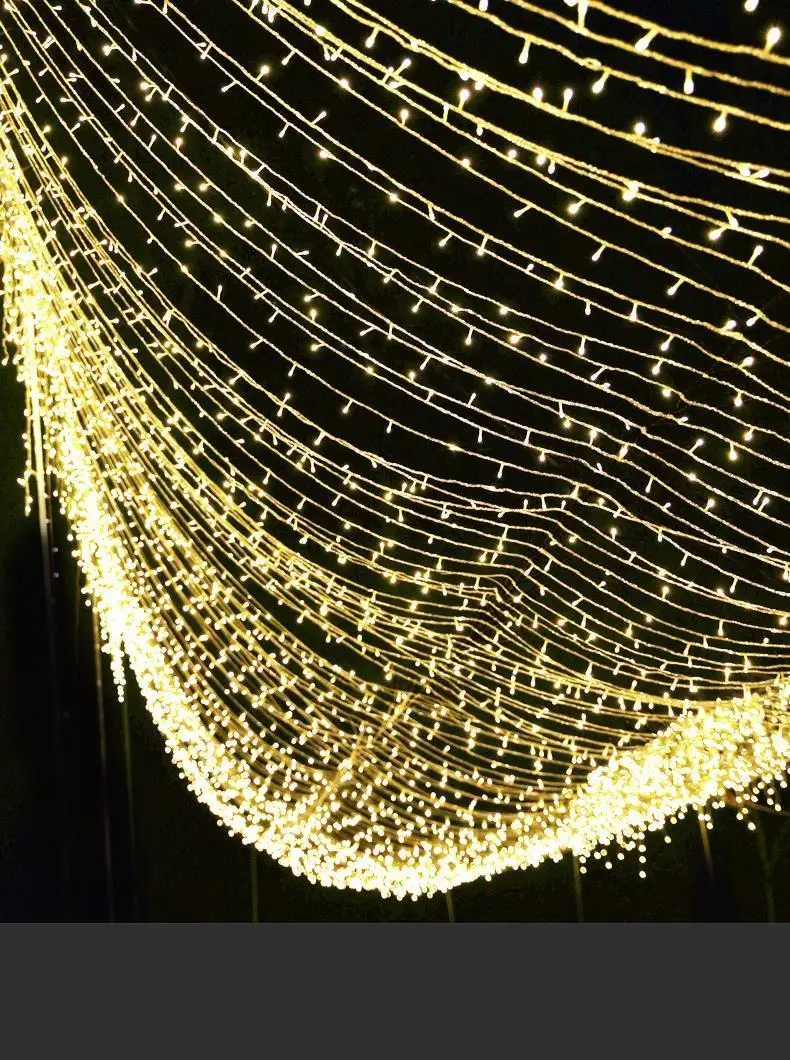 Гирлянда, украшение для свадьбы, декоративный новогодний Navidad Luces светодиодный Декоративный Рождественский открытый вечерние светильник, праздничный светильник ing