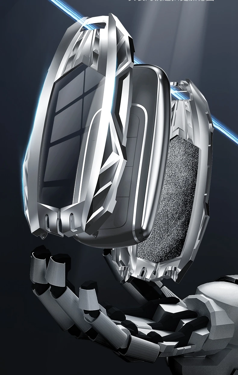 Copertura portachiavi per auto in lega di zinco per Chery Tiggo 8 3x 5x Gx EQ7 Arrizo Exeed 65R 32R Tiggo 7 Pro 5 2020 custodia per telecomando Shell - H12afa0f0b34b4dafa54e94e25d377f3cJ