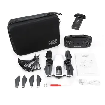 

H1G RC Drone Quadcopter 720P 2.4G FPV Aircraft Plane GPS Positioning Mobile Phone Control Foldable VR Live Flight 25min Flying