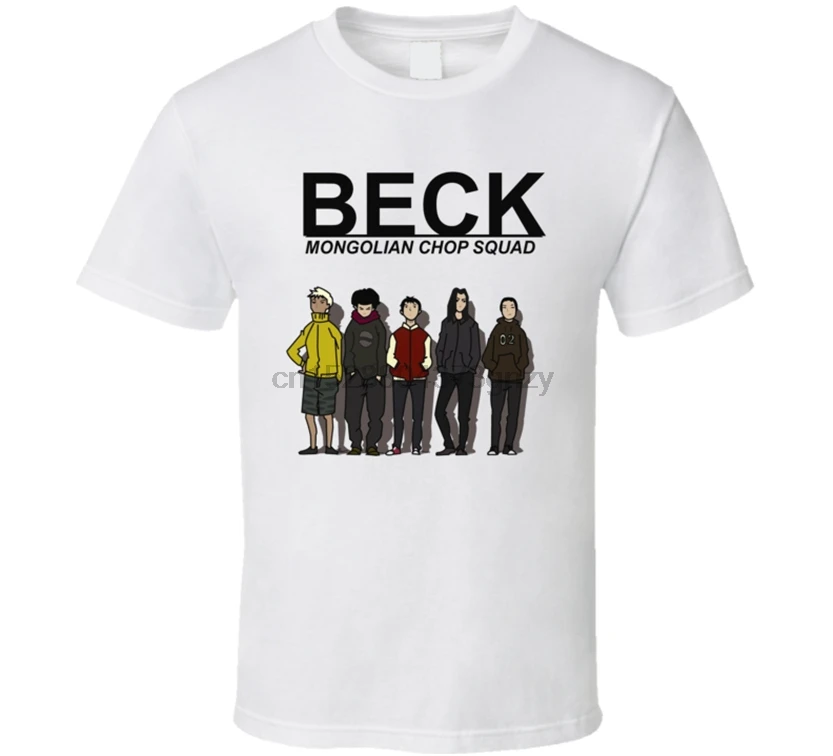 Новая мужская футболка Beck Mongolian Chop Squad с вымышленной музыкой размер одежды S-2Xl