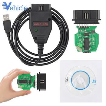 

OBD2 Diagnostic Interface Cable with PIC18F258 FTDI FT232RL Chip for VW / AUDI / SKODA / SEAT for VAG K+CAN Commander 1.4